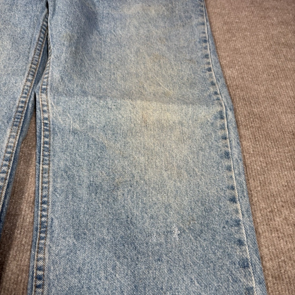 Vintage Levis 506 Jeans Mens 34x30 (Tag 36x30) Orange Tab Blue Denim Made In USA - Picture 5 of 16